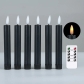 16 cm black candles