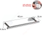 Towel rack silver