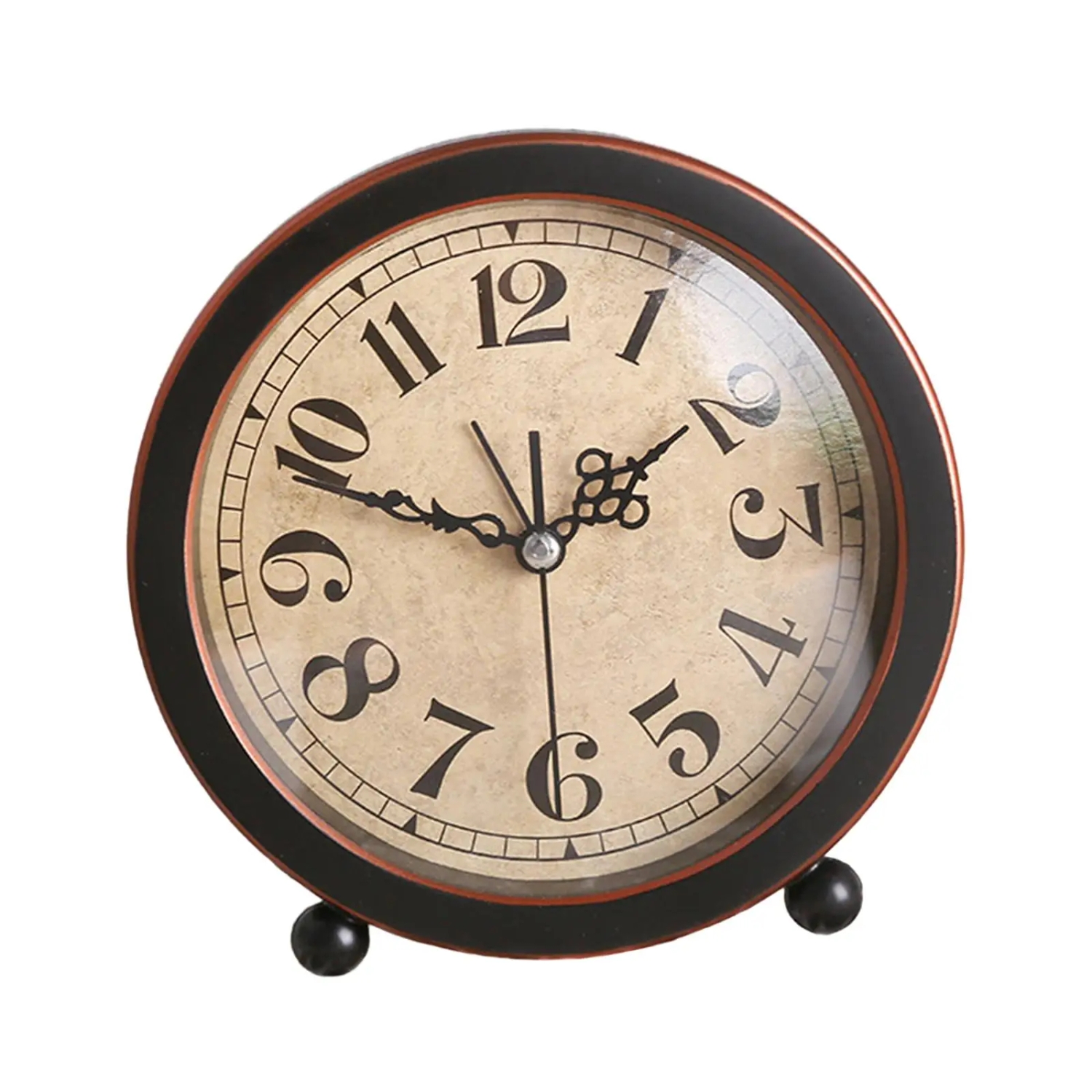 Vintage Retro Style Analog Alarm Clock Study Room Nursery Silent Non Ticking