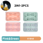 Pink-Green-2PCS