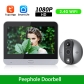 Peephole doorbell