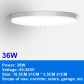 36W-Ceiling Light