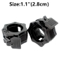 1.1inch(28mm) Black