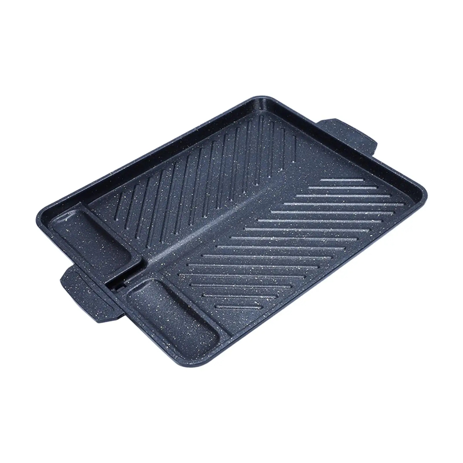 Aluminum Alloy Barbecue Grill Pan Griddle Grill Plate Multipurpose Korean Style Grilling Pan for Kitchen Home Party Restaurant