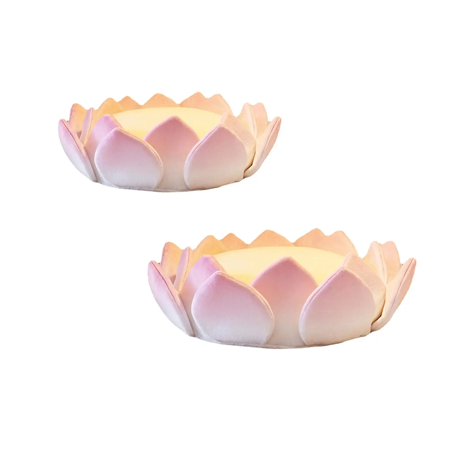 Lotus Flower Shaped Cushion Detachable Floor Pillow Floor Seating Cushion Meditation Cushion for Party Sofa Sitting Yoga