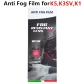 K1 anti-fog sticker