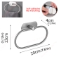 Towel Ring Silver