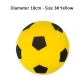 18cm-Yellow Football