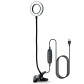 LED Clip Lamp Black