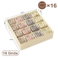 beige 16 grids