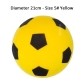 21cm-Yellow Football