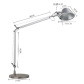 Table Lamp Silver L