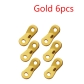 Gold 6Pcs