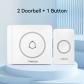 2Bell 1Button-White