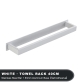 White Towel Bar 40cm