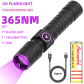 365UV FLASHLIGHT SET