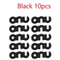 Black 10Pcs