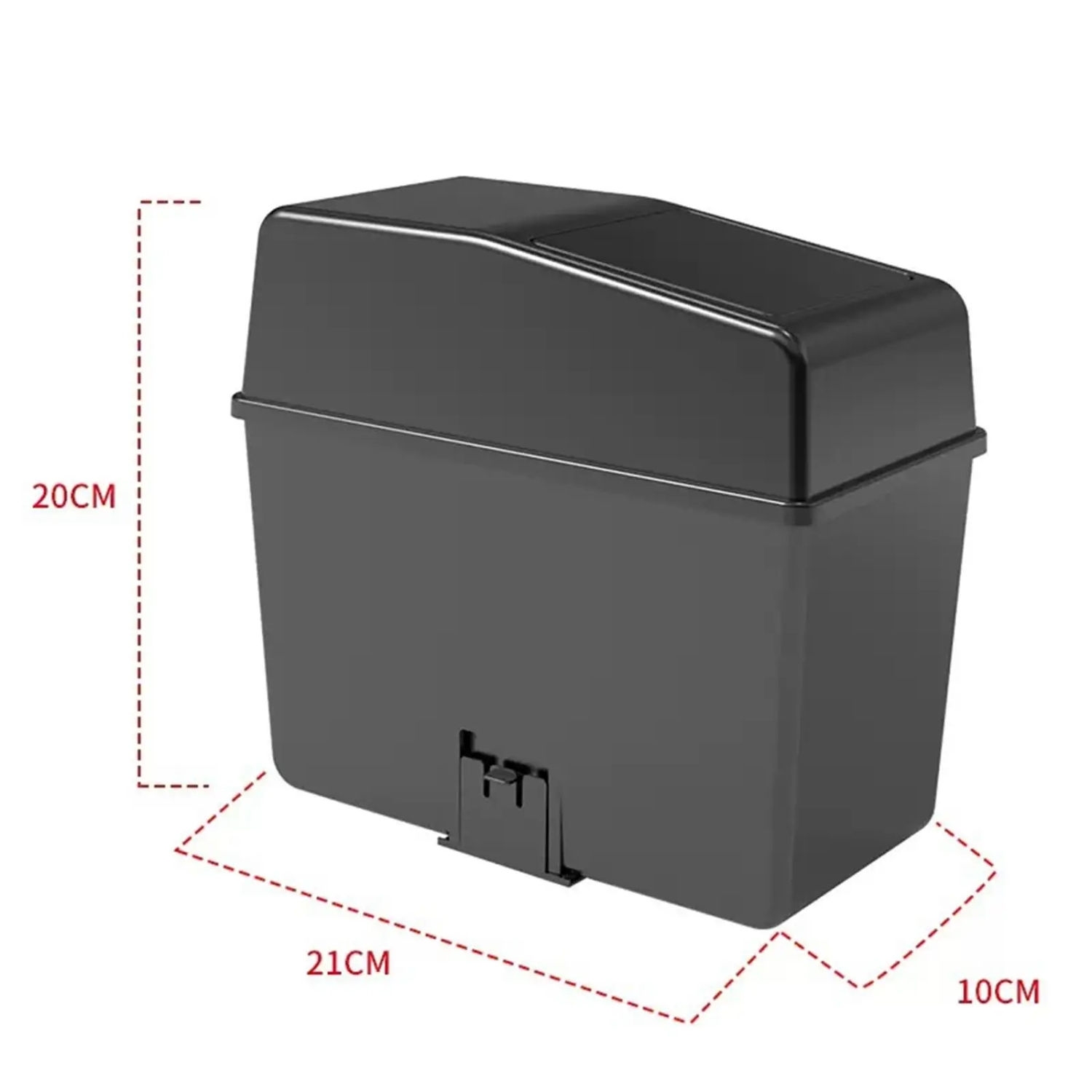 Car Trash Can with Lid Garbage Bin Storage Waste Container Bathroom with Fixed Clip Trash Bin Garbage Can for RV Camping