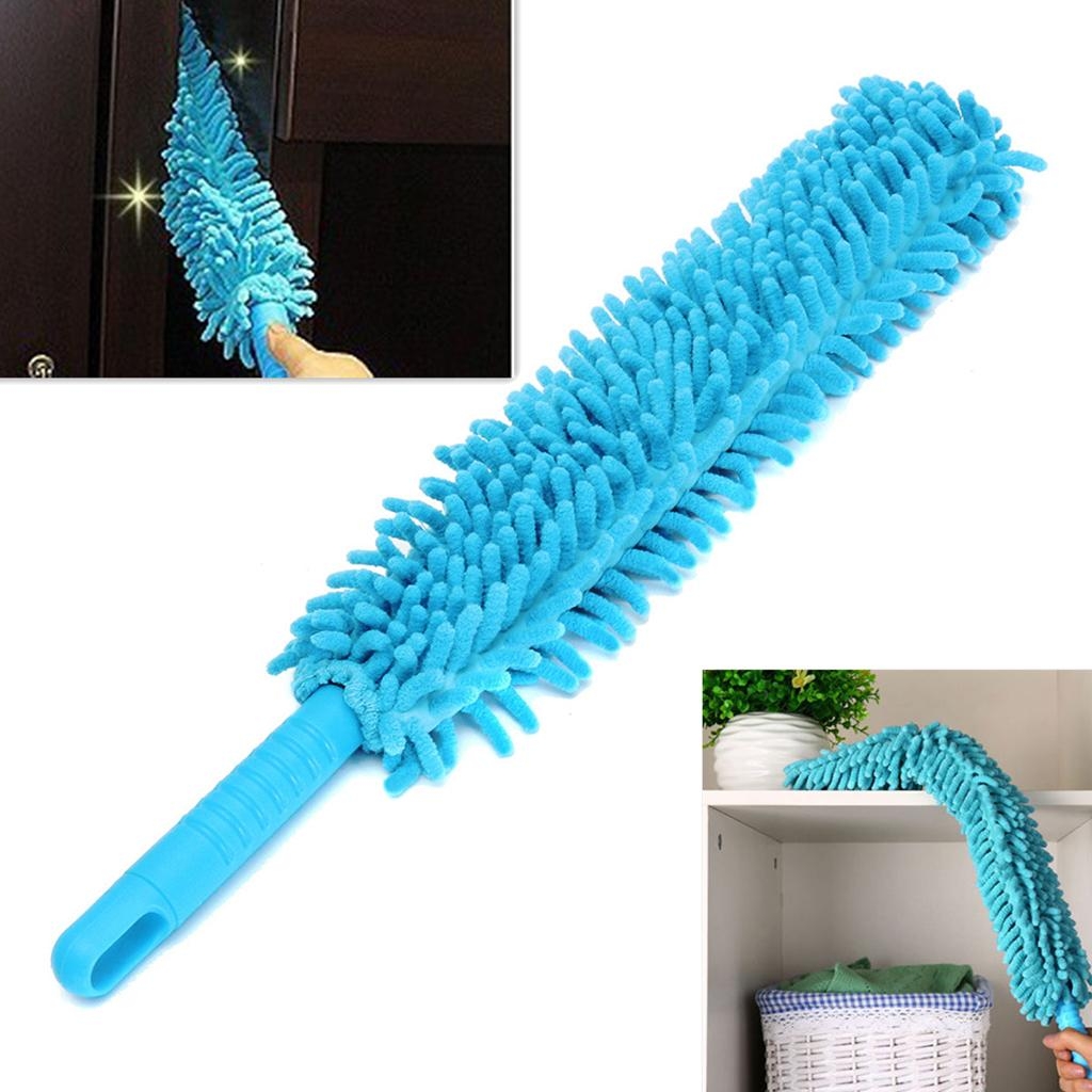 Flexible Car Wheel and Rim Detailing Cleaning Brush Home Car Wheel Brush Rim Tire Detail Long and Flexible Microfiber