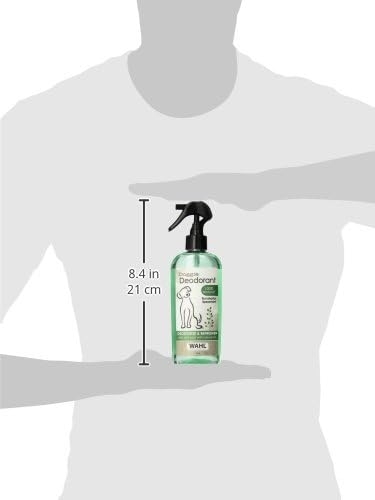 WAHL Deodorizing & Refreshing Pet Deodorant for Dogs - Eucalyptus & Spearmint for Coat Shine & Strengthening
