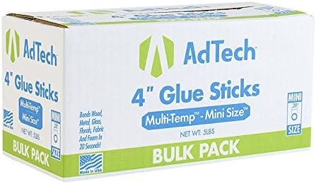 AdTech 220-345-5 Hot Glue Sticks, 5 lb/4" Mini Size