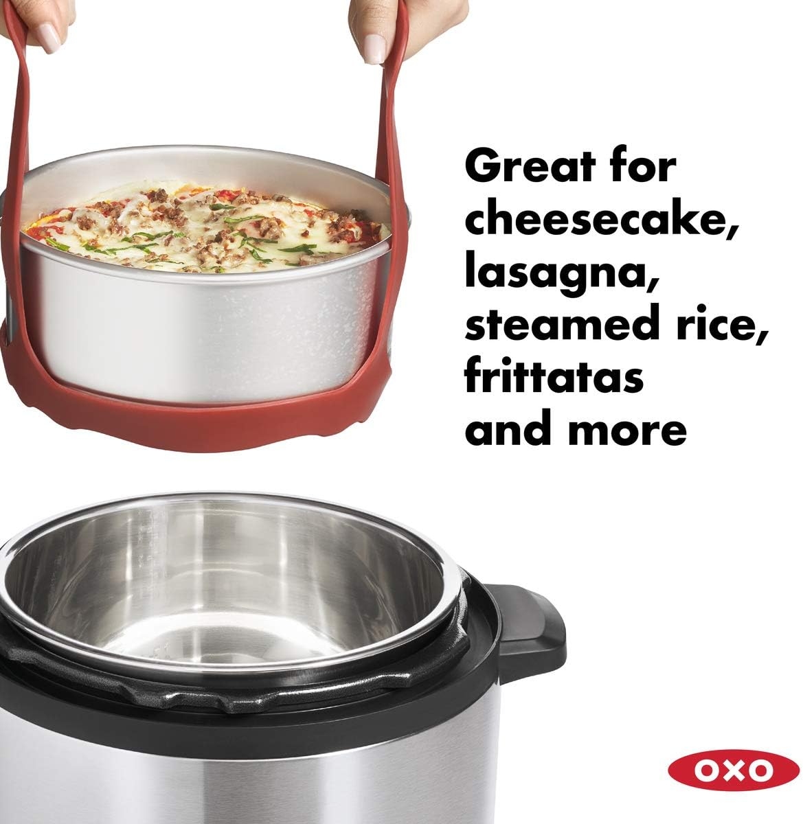 OXO Good Grips Pressure Cooker Bakeware Sling, Red