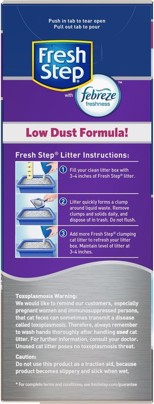 Fresh Step Multi-Cat with Febreze Freshness, Clumping Cat Litter, Scented