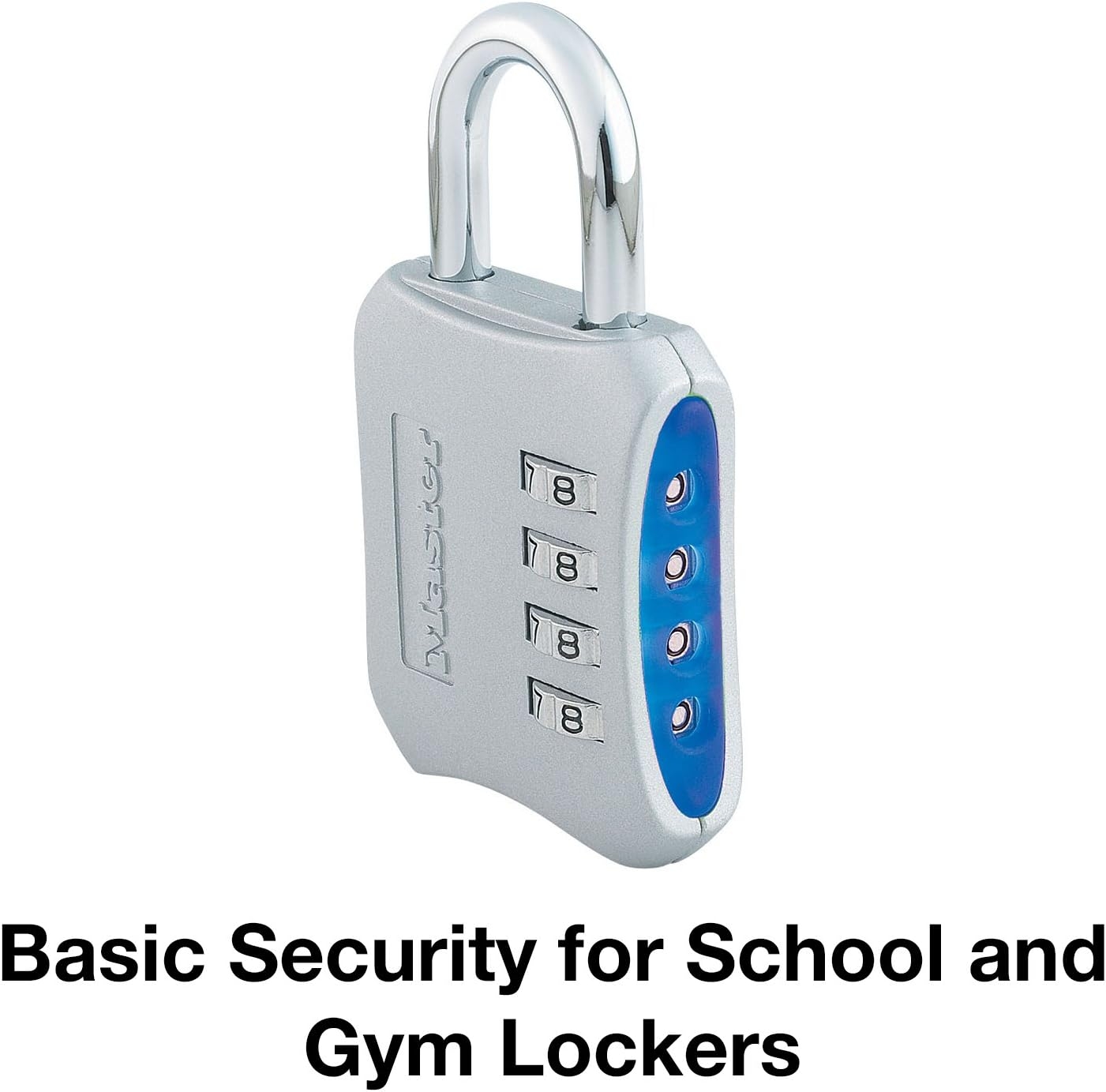 Master Lock 653D Locker Lock Set Your Own Combination Padlock, 1 Pack, Assorted Colors