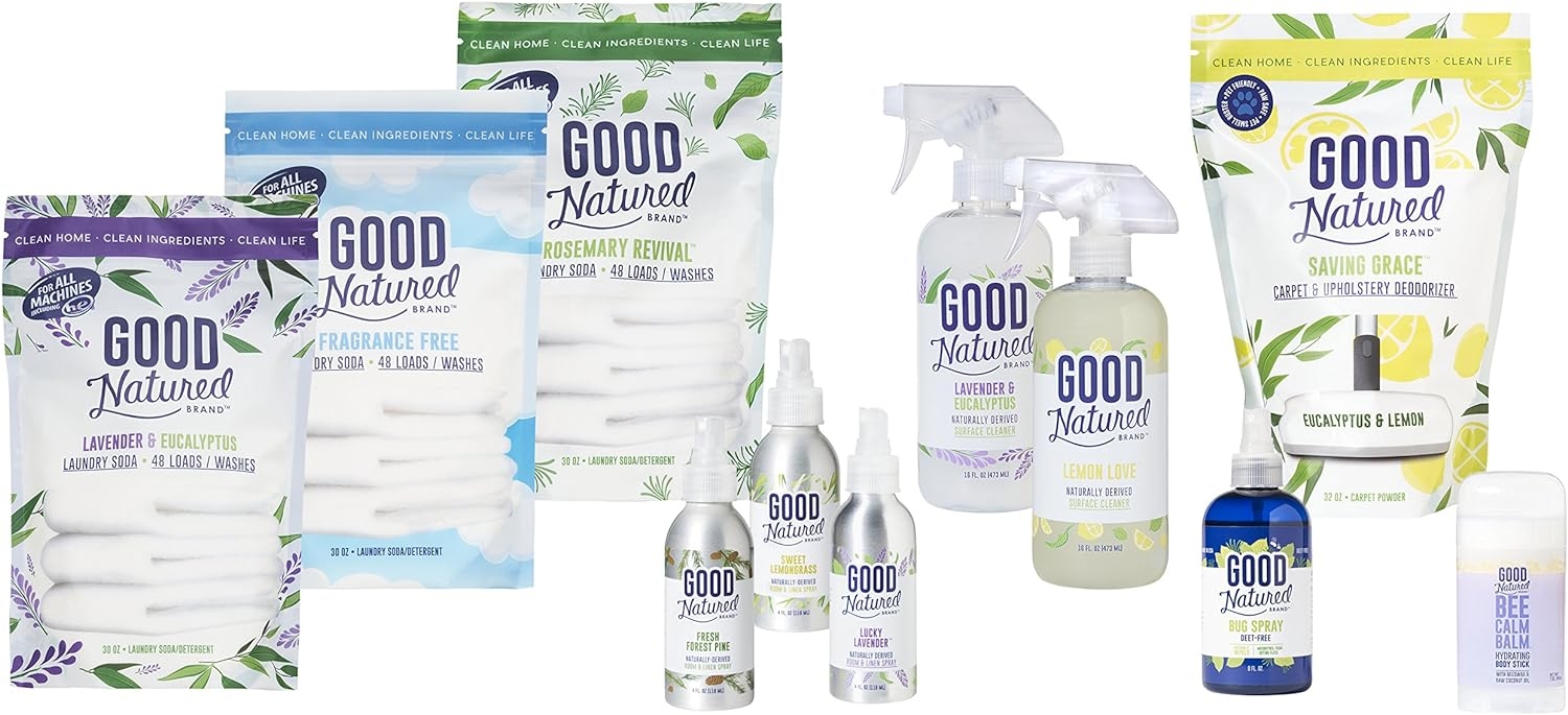 Good Natured Brand The Best All-Natural Pet-Friendly Eco-Friendly Saving Grace Carpet & Upholstery Deodorizer, 32 oz.