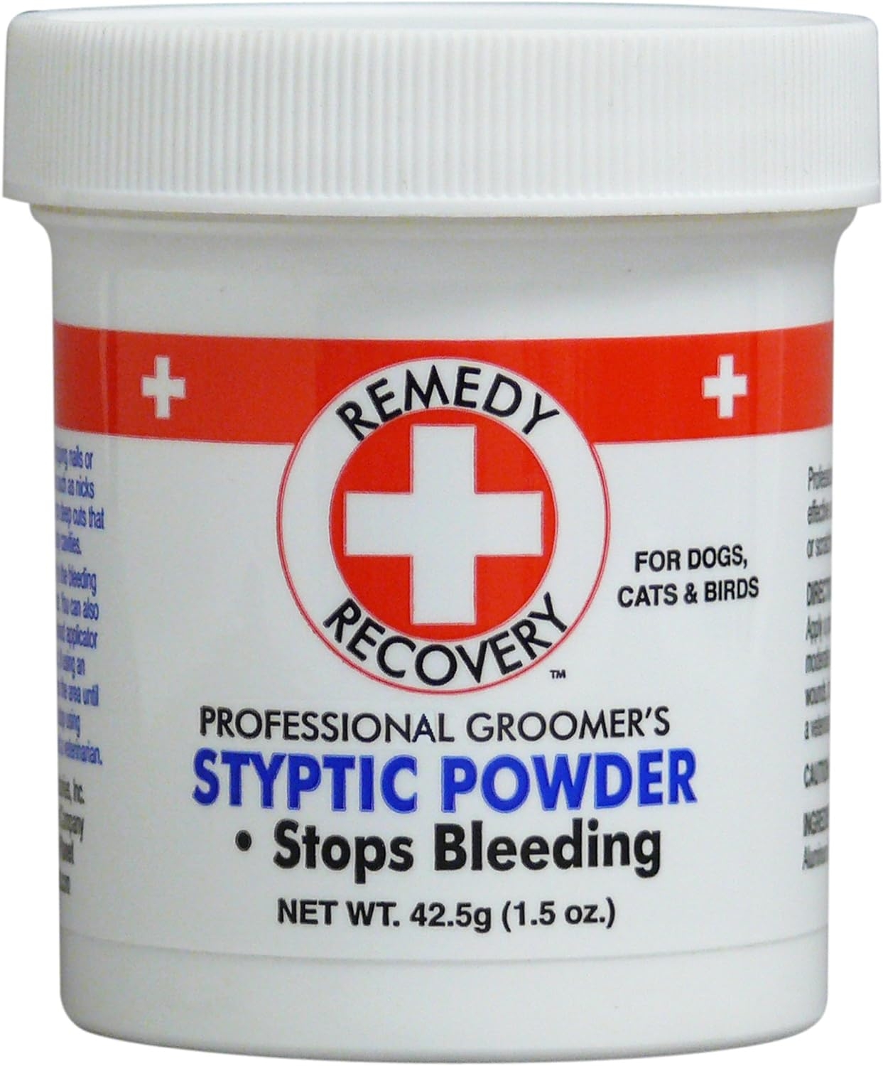 DOGSWELL Remedy+Recovery Styptic Blood Stopper Powder for Dogs & Cats 1.5 oz. Container