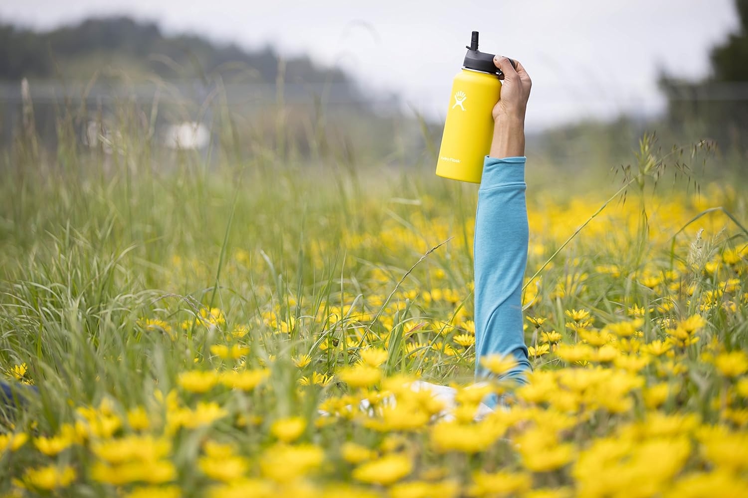 Hydro Flask Wide Mouth 1.0 Water Bottle, Straw Lid - Multiple Sizes & Colors