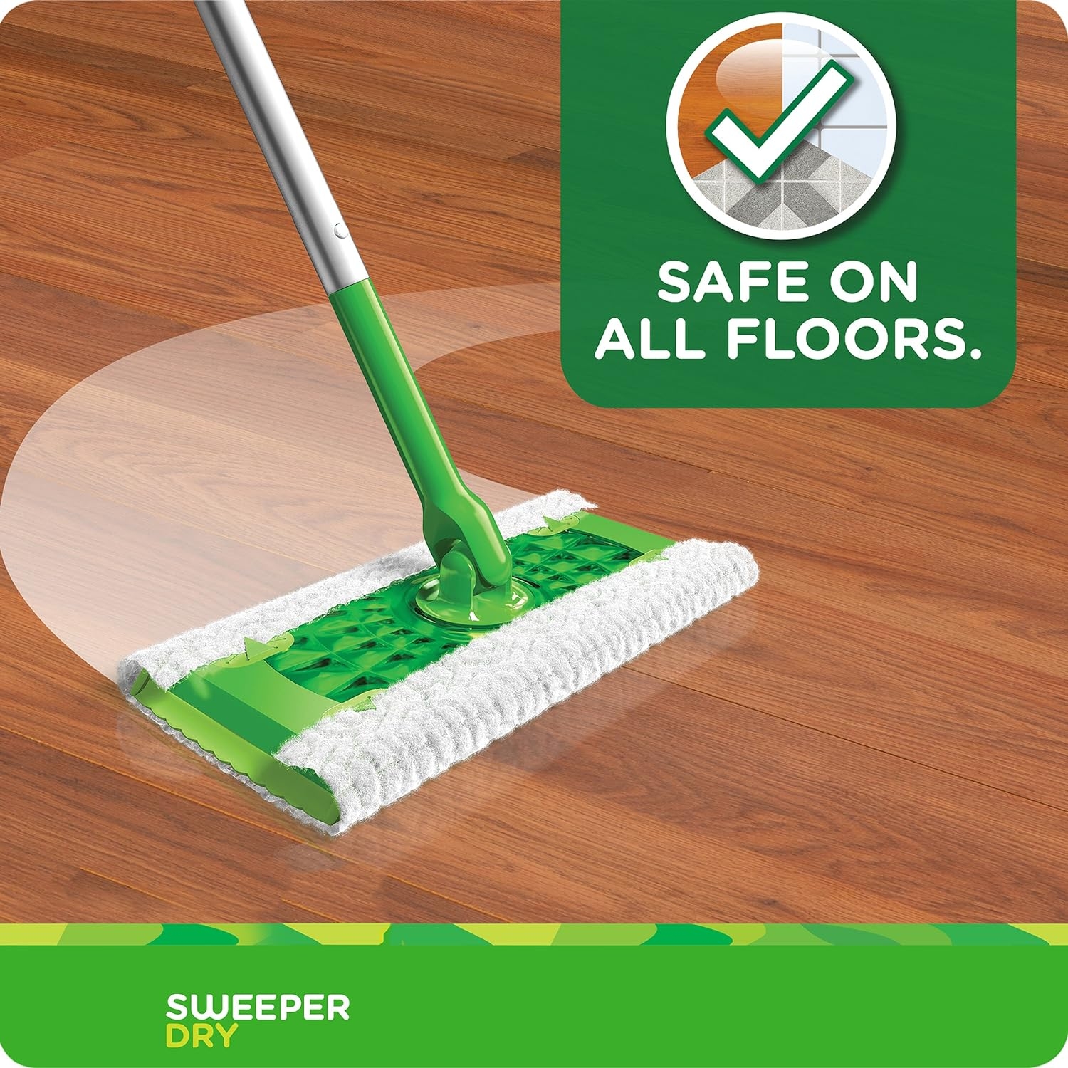Swiffer Sweeper Dry Mop Refills for Floor Mopping and Cleaning, All Purpose Floor Cleaning Product, Unscented, 52 Count