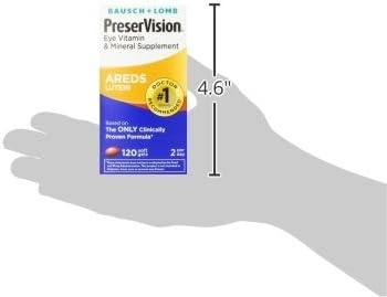 PreserVision AREDS Lutein Eye Vitamin & Mineral Supplement, Beta-Carotene Free, Soft Gels, 120 ct