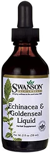 Swanson Echinacea & Goldenseal Liquid 2 fl Ounce (59 ml) Liquid (3 Pack)
