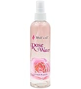 Well's 100% Pure Organic Rosewater Spray 8oz I Natural Toner I Mist for Hair & Skin I Alcohol-Fre...