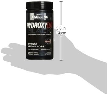 Weight Loss Pills for Women & Men | Hydroxycut Black | Weight Loss Supplement Pills | Energy Pills to Lose Weight | Metabolism Booster for Weight Loss | Weightloss & Energy Supplements | 60 Pills