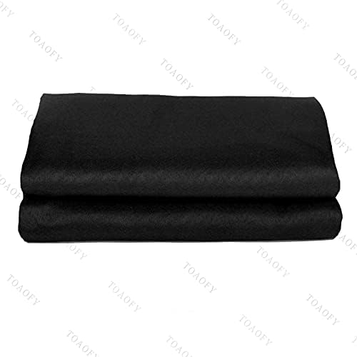 TOAOFY Black Photo Backdrop 5x7ft Professional Black Photo Studio Background Screen for Video Photography and Television TAY001