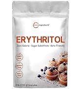 Erythritol Granules, 6 Pounds (96 Ounce), 1:1 Sugar Substitute, No After Taste, 0 Calorie, Natura...