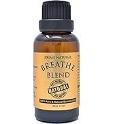 Breathe Essential Oil Blend 1oz - by Prime Natural - Made in USA - Pure Undiluted Therapeutic Gra...