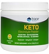 Trace Minerals, Keto Electrolyte Powder, Lemon Lime, Sugar Free, Replenishes, Energy and Enduranc...