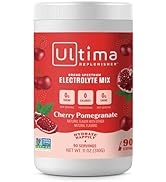 Ultima Replenisher Hydrating Electroyte Drink Mix, Cherry Pomegranate, 90 Serving - Sugar Free, 0...
