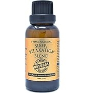 Sleep & Relaxation Essential Oil Blend 30ml/1oz - by Prime Natural - Made in USA - Pure Undiluted...