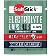 SaltStick Race Ready Caps Plus, Informed Sport Certified Electrolyte Replacement Capsules with Ca...