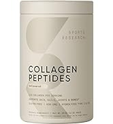 Sports Research Collagen Powder Supplement - Vital for Workout Recovery, Skin, & Nails - Hydrolyz...