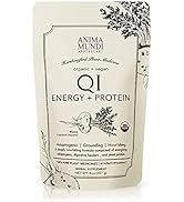 Anima Mundi Qi Energy + Protein Superfood Powder - Adaptogenic Adrenal Support Supplement Powder ...