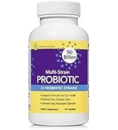 InnovixLabs Multi Strain Probiotic Supplement - for Gut Health, 50 Billion CFU, Probiotics for Wo...