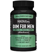 DIM Supplement 300mg | Diindolylmethane Estrogen Blocker for Men | Hormone Balance & Fitness Boos...