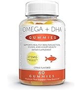 Omega 3 6 9 + DHA Fish Oil Gummies - Supports Brain Joint Immune & Cardiovascular Health - Non-GM...