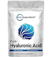 Pure Hyaluronic Acid Serum Powder, High Molecular Weight, Cosmetics Grade, Making Anti Aging Seru...