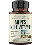 Men's Daily Multimineral Multivitamin Supplement - Vitamins A, C, E, D, B1, B2, B3, B5, B6, B12. ...